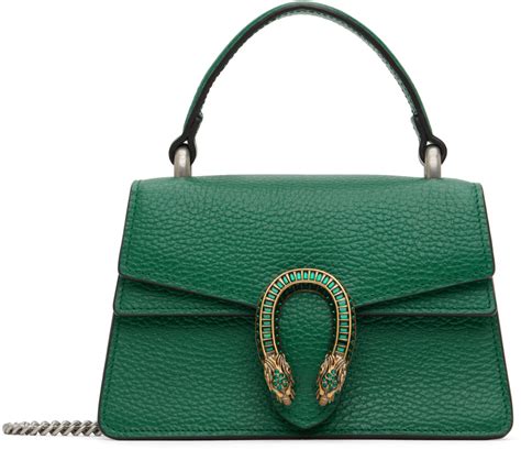 gucci dionysus leather mini chain bag green|Gucci dionysus small shoulder bag.